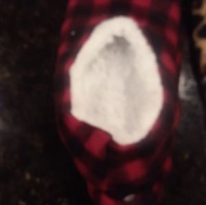 Slippers. House socks. So very comfy